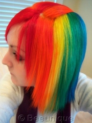 Rainbow Hair Dye